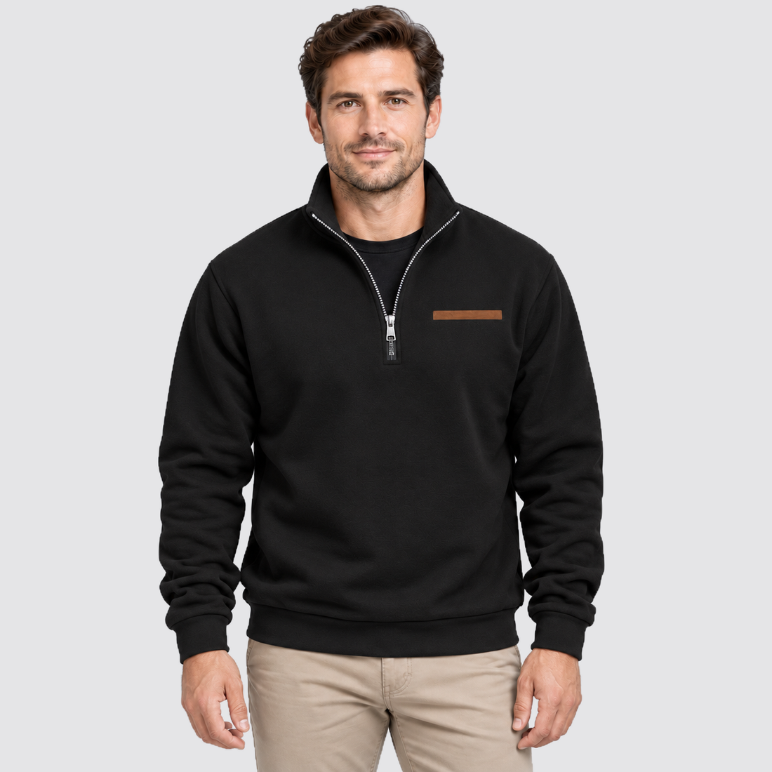 Men's Fleece Quarter Zip Sweatshirt Outdoor
