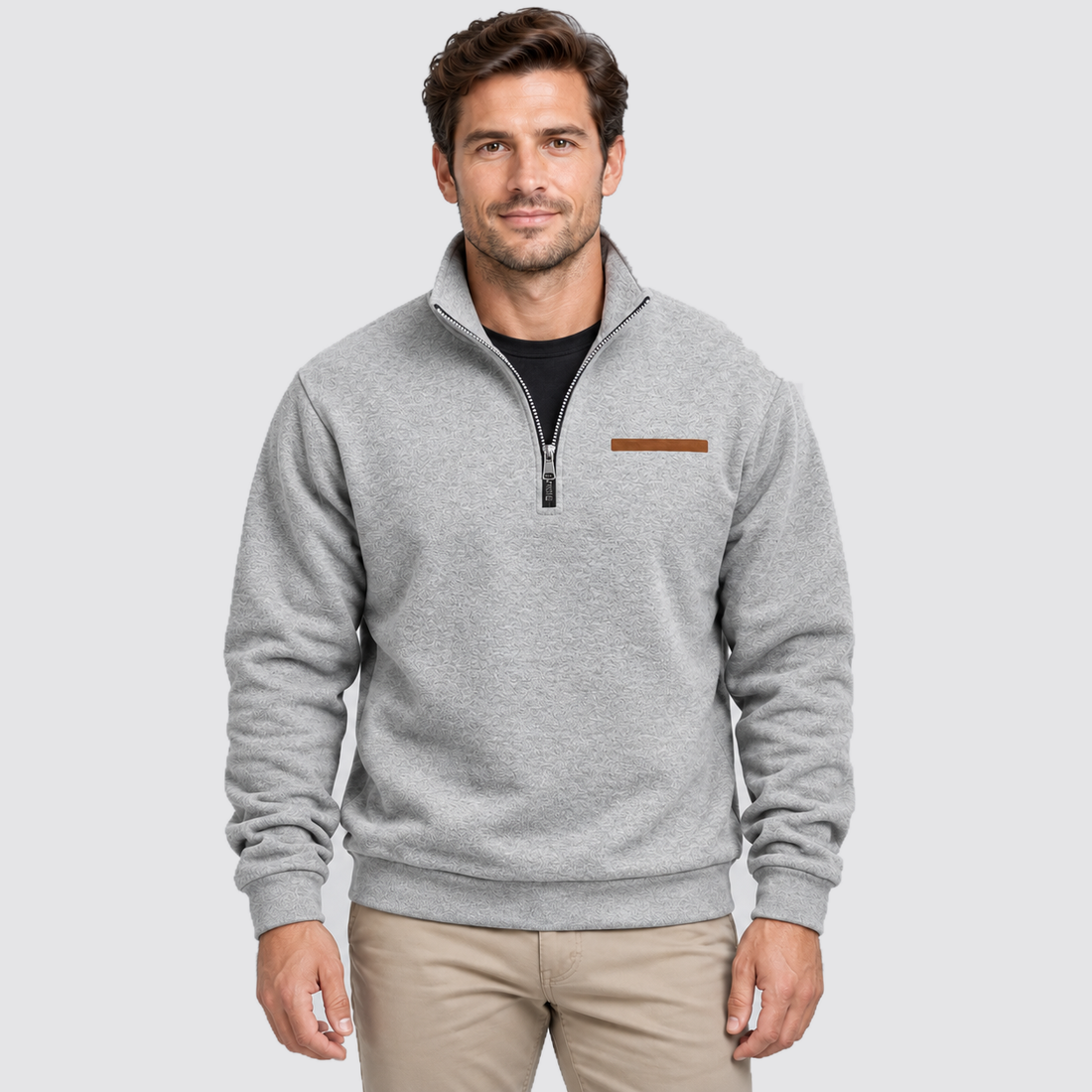 Men's Fleece Quarter Zip Sweatshirt Outdoor