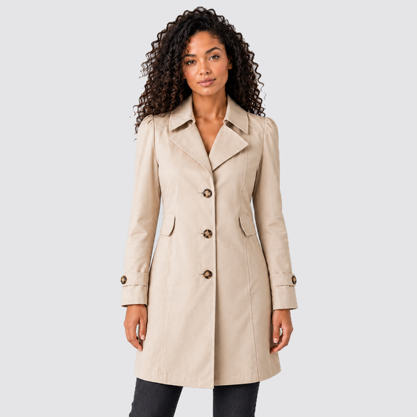 Women's Trench Coat Single Breasted Tailored