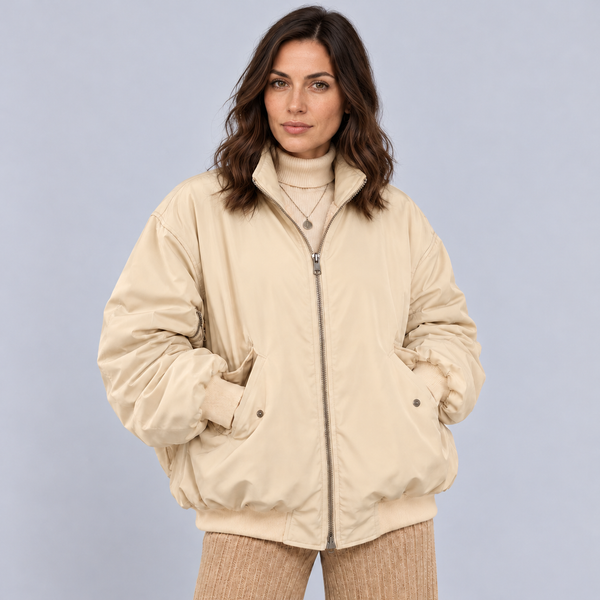 Women's Winter Jacket Double Layer Relaxed Fit