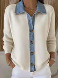 Morgane™ | Women's Patchwork Knit Cardigan