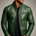 Lysander™ | Men's Retro Leather Jacket