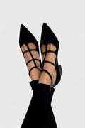 Olga™ | Women's Black Pointed Toe Heels