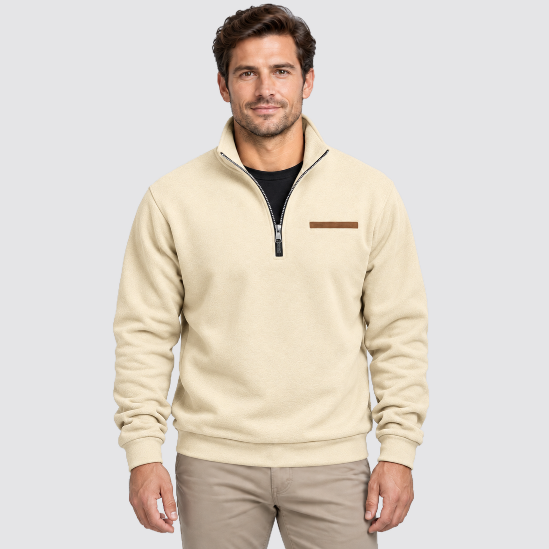Men's Fleece Quarter Zip Sweatshirt Outdoor