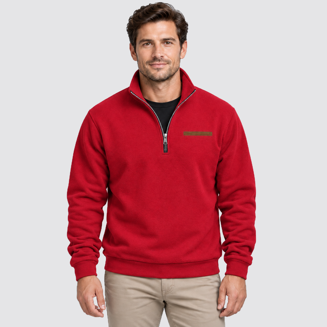 Men's Fleece Quarter Zip Sweatshirt Outdoor