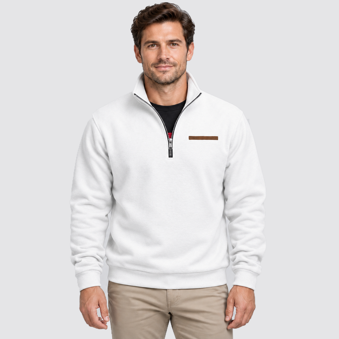 Men's Fleece Quarter Zip Sweatshirt Outdoor