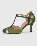 Giovanna™ | Women's Green Strap Heels
