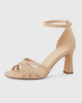 Oona™ | Women's Beige Block Heel Heels