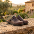 Mafalda™ | Men's Leather Slip On Clogs