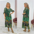 Elisa™ Elegant Floral Maxi Dress