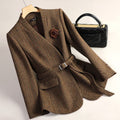 Thea™ | Women's Wool Belted Blazer