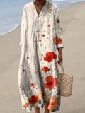 Eulalie™ | Women's Multicolor Long Sleeve Floral Dress