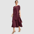 Cierra™ Elegant Chiffon Dress