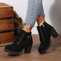 Ramona™ | Women's Chunky Lace Up Ankle Boots