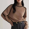 Giselle™ | Women's Cashmere Turtleneck Ribbed Sweater