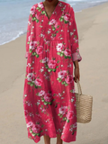 Colette™ | Women's Multicolor Long Sleeve Floral Dress
