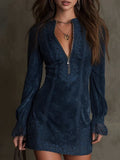Laney™ Suede Mini Dress