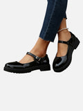 Maisie™ | Women's Faux Leather Mary Jane Loafers