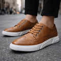Natalia™ | Men's Leather Brogue Sneakers