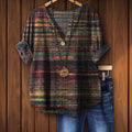 Rosanna™ | Women's Multicolor V-Neck Blouse