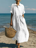 Alianna™ Elegant Shirt Dress
