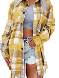Ines™ | Oversized Plaid Shirt Jacket