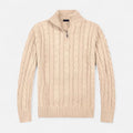 Torquil™ | Men's Wool Knit Half-Zip Sweater