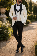 Sinclair™ | Men's Wedding Double-Breasted Three Piece Suit