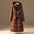 Tiphaine™ | Women's Belted Hooded Quilted Puffer Jacket