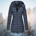 Louisa™ | Women's Hooded Quilted Longline Puffer Jacket