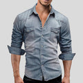 Gideon™ | Men's Denim Long Sleeve Shirt