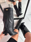 Harriet™ | Women's Leather Knee High Boots