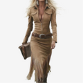 Fatima™ Fringed Midi Dress