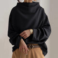 Victoire™ | Women's Knit High Neck Oversized Top