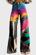 Fionnuala™ | Women's Retro Wide Leg Trousers