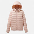 Corinne™ | Women's Dark Hooded Puffer Jacket