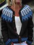 Olwen™ | Women's Retro Wool Cardigan