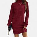 Martina™ | Women's Turtleneck Long Sleeve Evening Dress