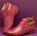 Marguerite™ | Women's Strap Leather Ankle Boots