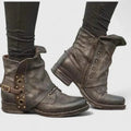 Rachele™ | Women's Leather Western Ankle Boots