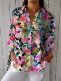 Bluebell™ | Women's Multicolor V-Neck Floral Blouse