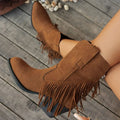 Carolina™ | Women's Style 1 Western Block Heel Fringe Boots