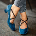Inara™ | Women's Blue Block Heel Heels