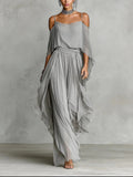 Ivah™ Off-Shoulder Flowy Set