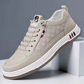 Hadewych™ | Women's Geometric Leather Sneakers