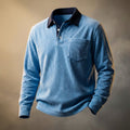 Yorick™ | Men's Button Long Sleeve Polo Shirt