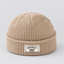 Men's Hat Beanie Short Fisherman Cuffed Knit