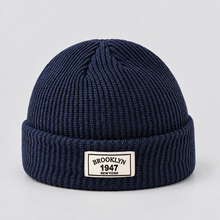 Men's Hat Beanie Short Fisherman Cuffed Knit