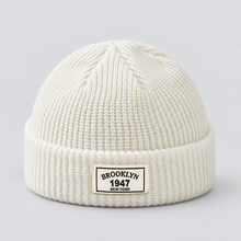 Men's Hat Beanie Short Fisherman Cuffed Knit