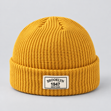 Men's Hat Beanie Short Fisherman Cuffed Knit